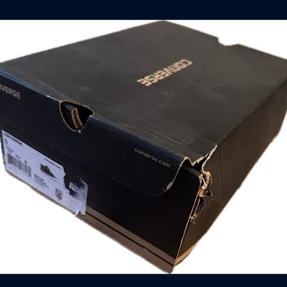 Converse All Star Kid Shoes Sneakers Red Black - Picture 2 of 3